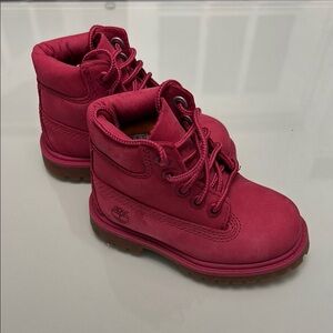 Timberland Kids Pink Boots